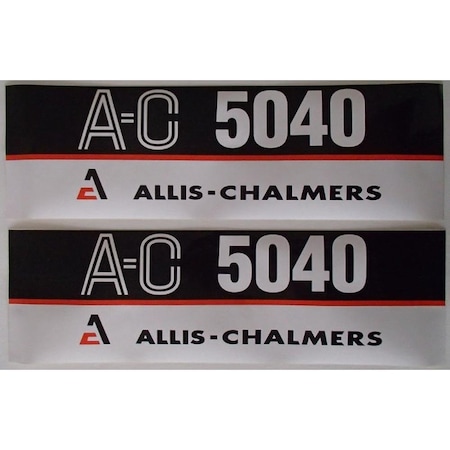New Hood Decal Set Fits Allis Chalmers Tractor 5040